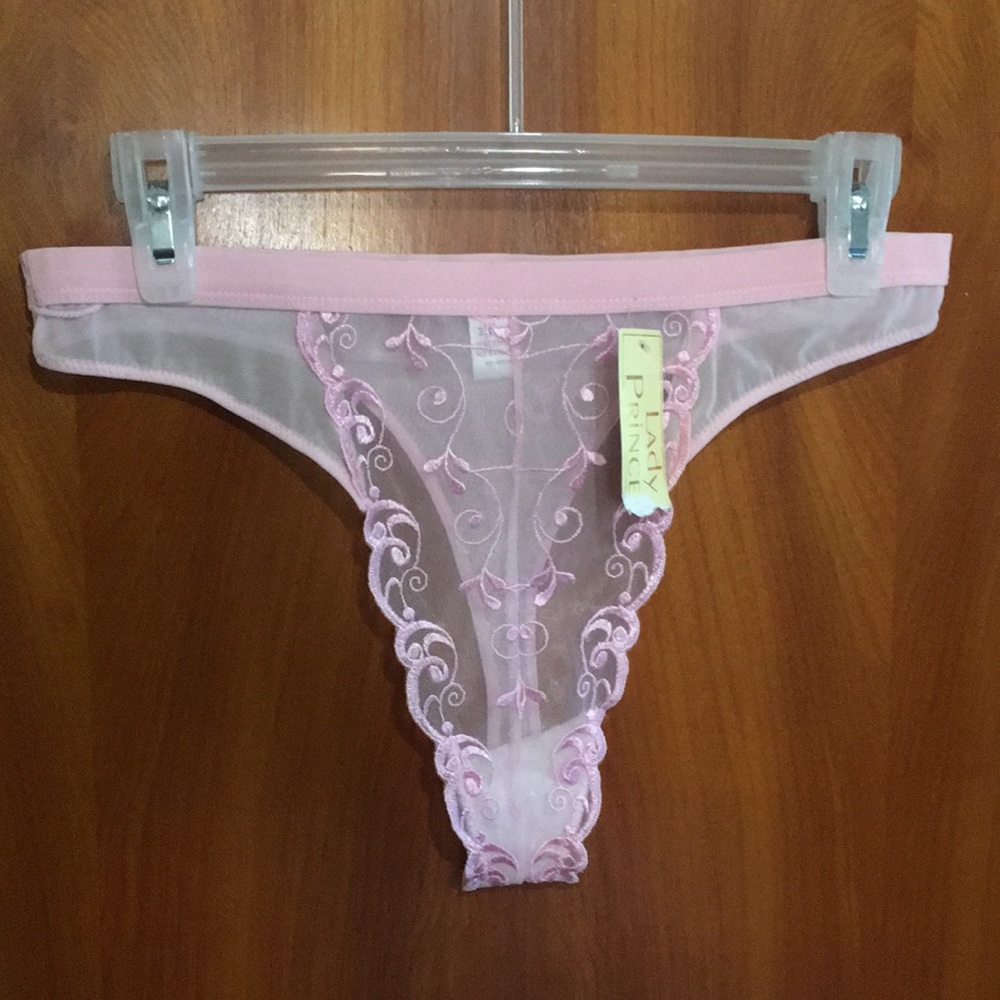 VTG Lady Prince pink thong panties